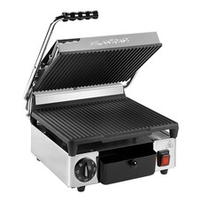 Contactgrill – geribbeld-geribbeld – gietijzer