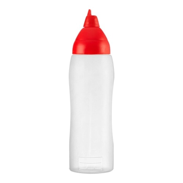 Araven Knijpfles – 075cl – polyethyleen (LDPE) – rood