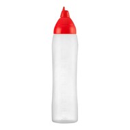 Knijpfles – 100cl – polyethyleen (LDPE) – rood