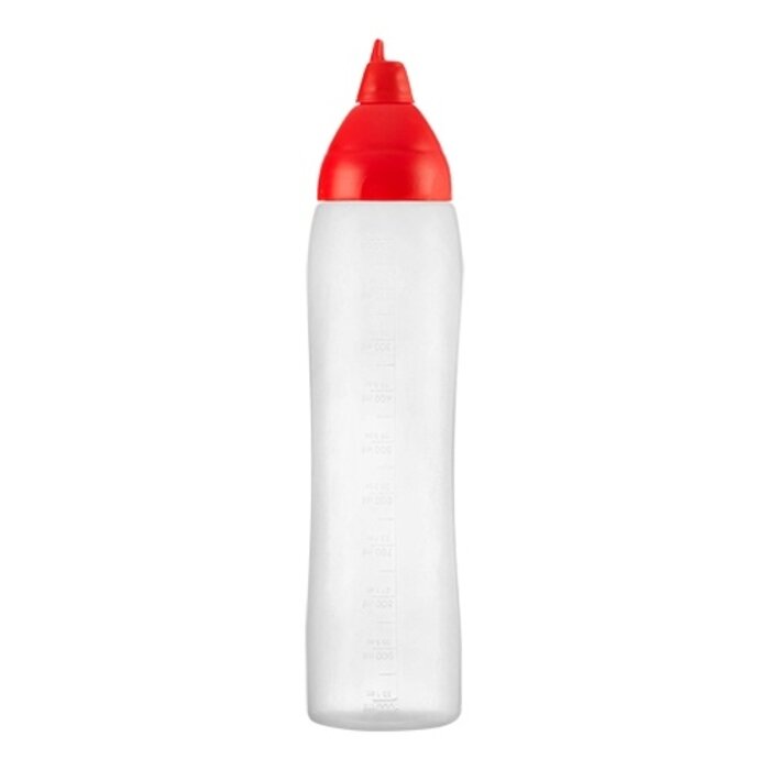 Araven Knijpfles – 100cl – polyethyleen (LDPE) – rood