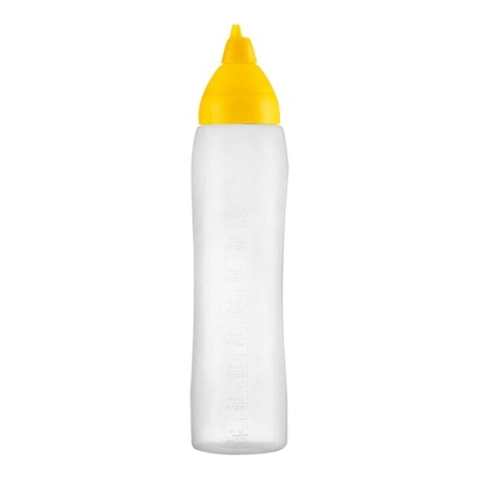 Araven Knijpfles – 100cl – polyethyleen (LDPE) – geel