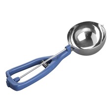 Ijsportioneerlepel – 1/005L – roestvrijstaal 18/10 – blauw