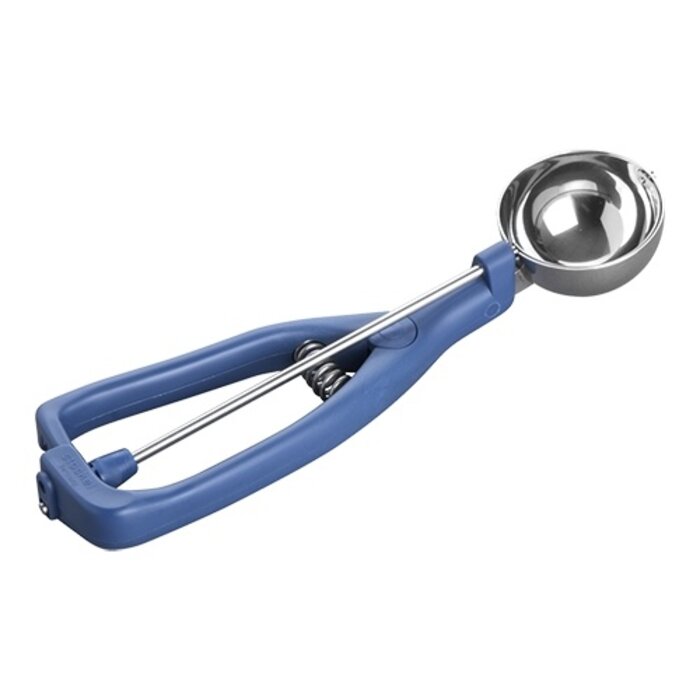 Stöckel Ijsportioneerlepel – 1/022L – roestvrijstaal 18/10 – blauw