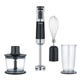 Staafmixer – 19cm – combi – roestvrijstaal – zwart