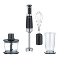 Staafmixer – 19cm – combi – roestvrijstaal – zwart