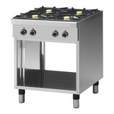 Kooktoestel – 4 zones – Indipendent cooking – propaangas
