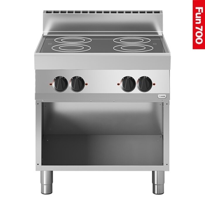 Modular Kooktoestel – 4-zones – SCHOTT CERAN® keramische glasplaat