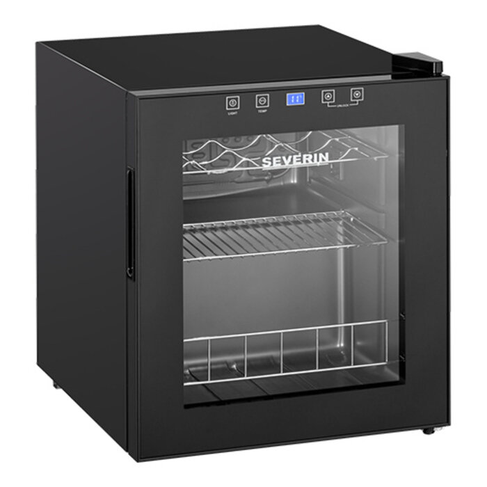 Severin Wijnklimaatkast – zwart – 46,000 l