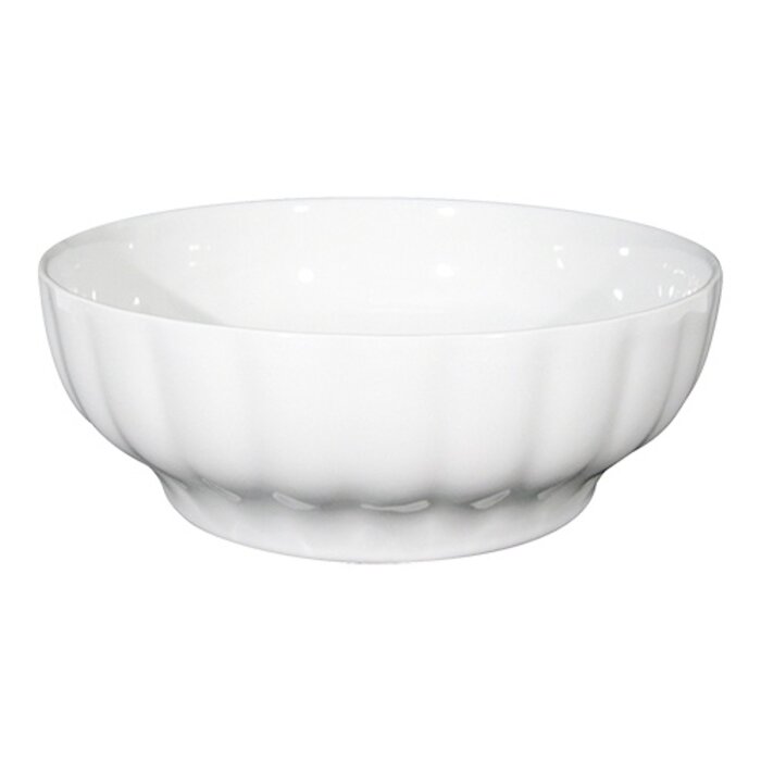 Saturnia Serveerschaal – Ø26,0cm – porselein – wit