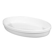 Gratineerschaal – 32,0x20,0cm – porselein – wit