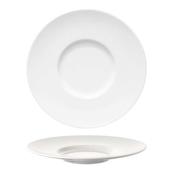 Saturnia Bord – Ø31,0cm – porselein – wit