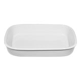 Gratineerschaal – 19,0x12,0cm – porselein – wit