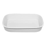 Gratineerschaal – 22,0x14,0cm – porselein – wit