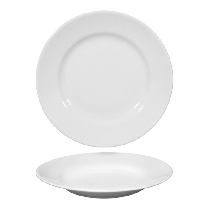 Saturnia Bord – Ø26,0cm – porselein – wit