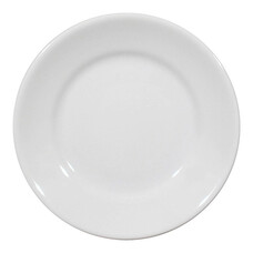 Bord – Ø20,0cm – porselein – wit