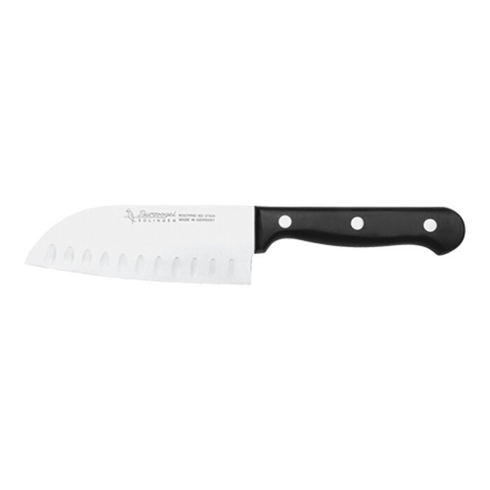 Burgvogel Koksmes – 13cm – Santoku – roestvrijstaal (X50CrMoV15)
