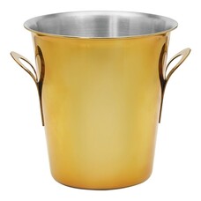 Wijnkoeler – roestvrijstaal – goud
