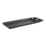 Serveerplateau – 41x15cm – melamine (MF) – zwart