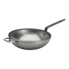 Wok – Ø32cm – plaatstaal – 32,3 cm