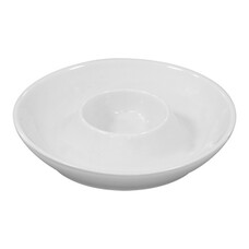 Eierdopje – Ø10,5cm – porselein – wit