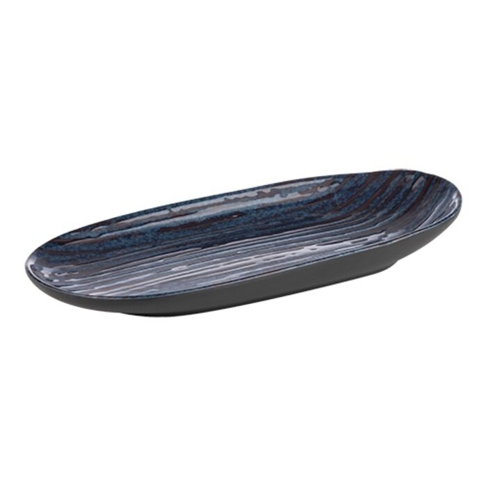 Emga Serveerschaal – 28,0x13,5cm – melamine (MF) – blauw
