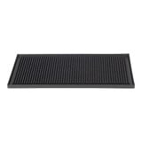 Barmat – 30x15cm – Methylstyreen (MS) – zwart