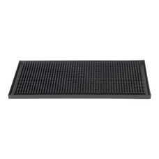 Barmat – 30x15cm – Methylstyreen (MS) – zwart
