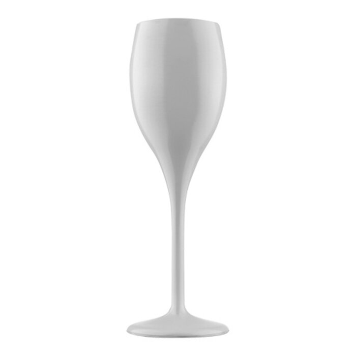 Brevetti WAF Champagne glas – 15cl – styreen-acrylonitril (SAN) – wit