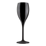 Champagne glas – 15cl – styreen-acrylonitril (SAN) – zwart