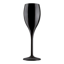 Champagne glas – 15cl – styreen-acrylonitril (SAN) – zwart