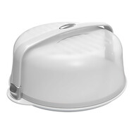 Taartplateau met kap – Ø37cm – styreen-acrylonitril (SAN) – transparant