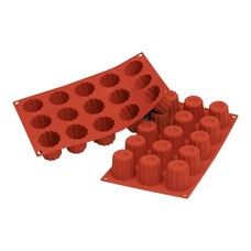 Bakvorm Bordelais-Medium – siliconenrubber (VMQ) – rood