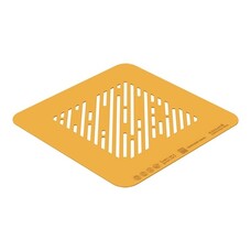 Sjabloon Linea – siliconenrubber (VMQ) – geel