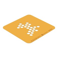 Sjabloon Miele – siliconenrubber (VMQ) – geel