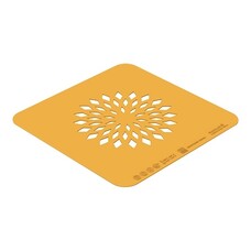Sjabloon Fiore di Loto – siliconenrubber (VMQ) – geel