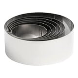 Voedselringen set rond – roestvrijstaal 18/0