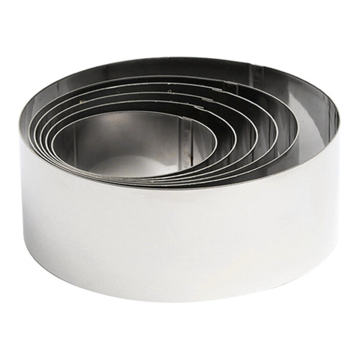 Emga Voedselringen set rond – roestvrijstaal 18/0
