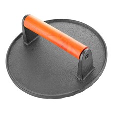 Vlees braad gewicht – 1kg – gietijzer – 18,0 cm