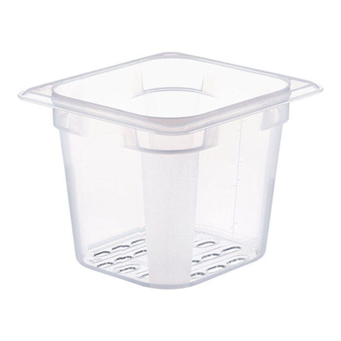 Araven Bak gastronorm GN1/6 – 130 mm – polypropyleen (PP) – transparant