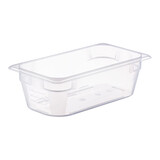 Bak gastronorm GN 1/3 – 100 mm – transparant – polypropyleen (PP) – 3,7 L