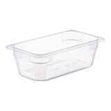 Bak gastronorm GN1/3 – 100 mm – polypropyleen (PP) – transparant
