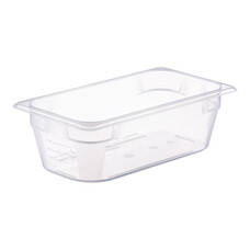 Bak gastronorm GN1/3 – 100 mm – polypropyleen (PP) – transparant
