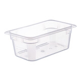 Bak gastronorm GN 1/4 – 100 mm – transparant – polypropyleen (PP) – 2,6 L