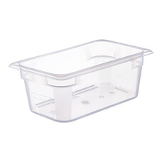 Bak gastronorm GN1/4 – 100 mm – polypropyleen (PP) – transparant