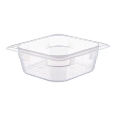 Bak gastronorm GN1/4 – 065 mm – polypropyleen (PP) – transparant