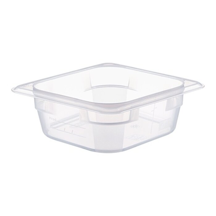 Araven Bak gastronorm GN1/4 – 065 mm – polypropyleen (PP) – transparant