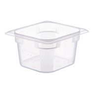 Bak gastronorm GN1/6 – 100 mm – polypropyleen (PP) – transparant