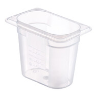 Bak gastronorm GN1/9 – 150 mm – polypropyleen (PP) – transparant