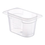 Bak gastronorm GN1/9 – 100 mm – polypropyleen (PP) – transparant