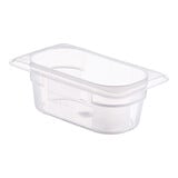 Bak gastronorm GN1/9 – 065 mm – polypropyleen (PP) – transparant